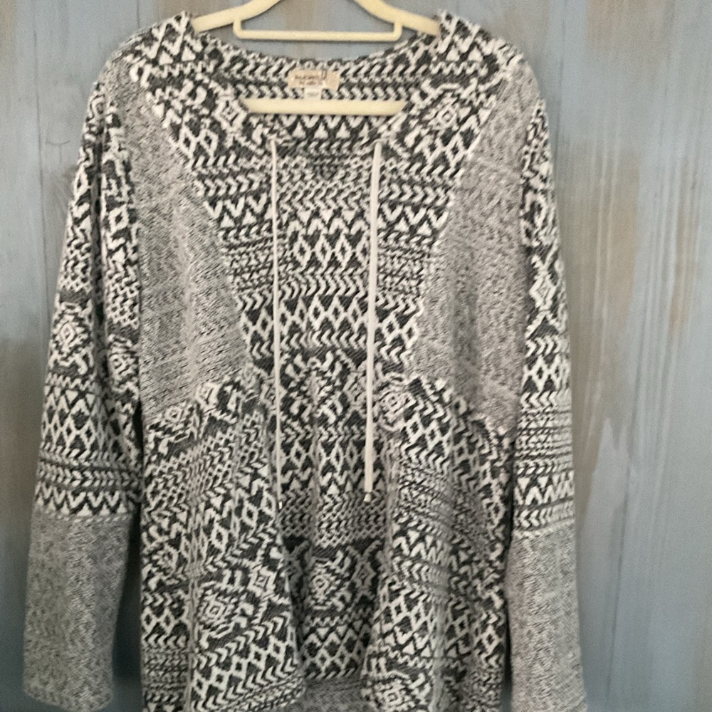 WOMENS ONE WORLD LIGHTWEIGHT SWEATER TOP SZ L